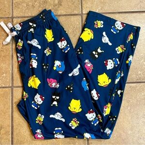 Sanrio Hello Kitty and Friends Lounge PJ Pants Men’s Medium Soft & Stretchy